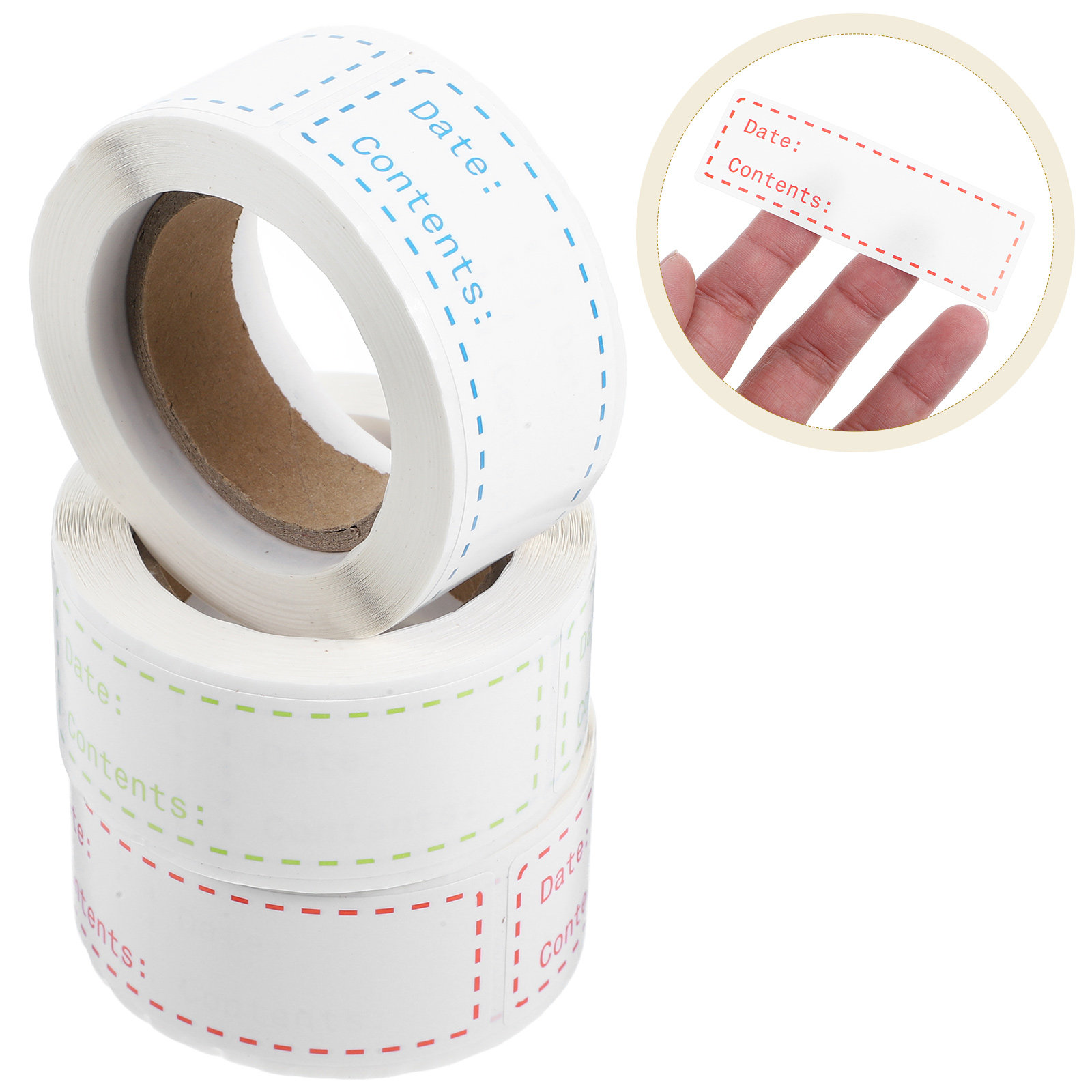 Food Storage Labels - 3 рулона съемных этикеток для хранения
