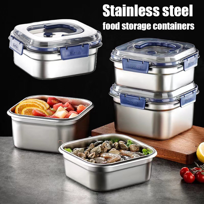 Food Storage Oven Safe - Герметичный контейнер для еды из нержавеющей