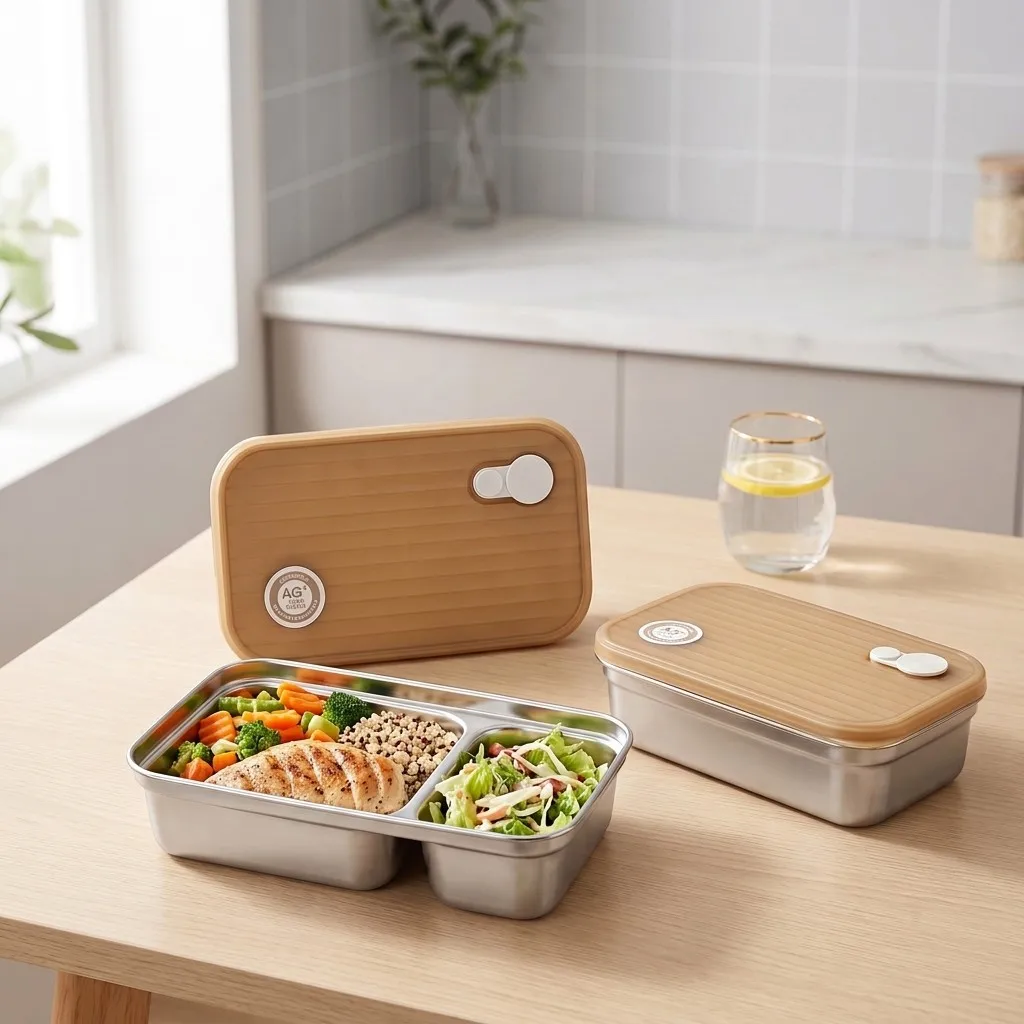 Food Storage Oven Safe - Ланч-бокс из нержавеющей стали 304 с