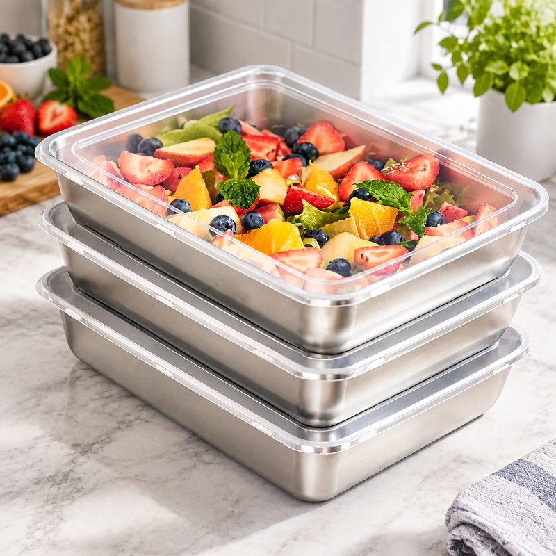 Food Storage Meals - Набор из трех контейнеров для хранения
