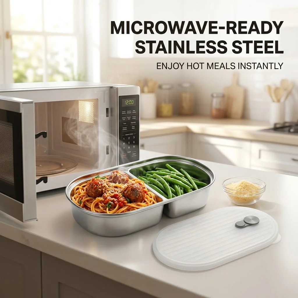 Микроволновая ланч-коробка из  – обзор и цена Food Storage With Dividers