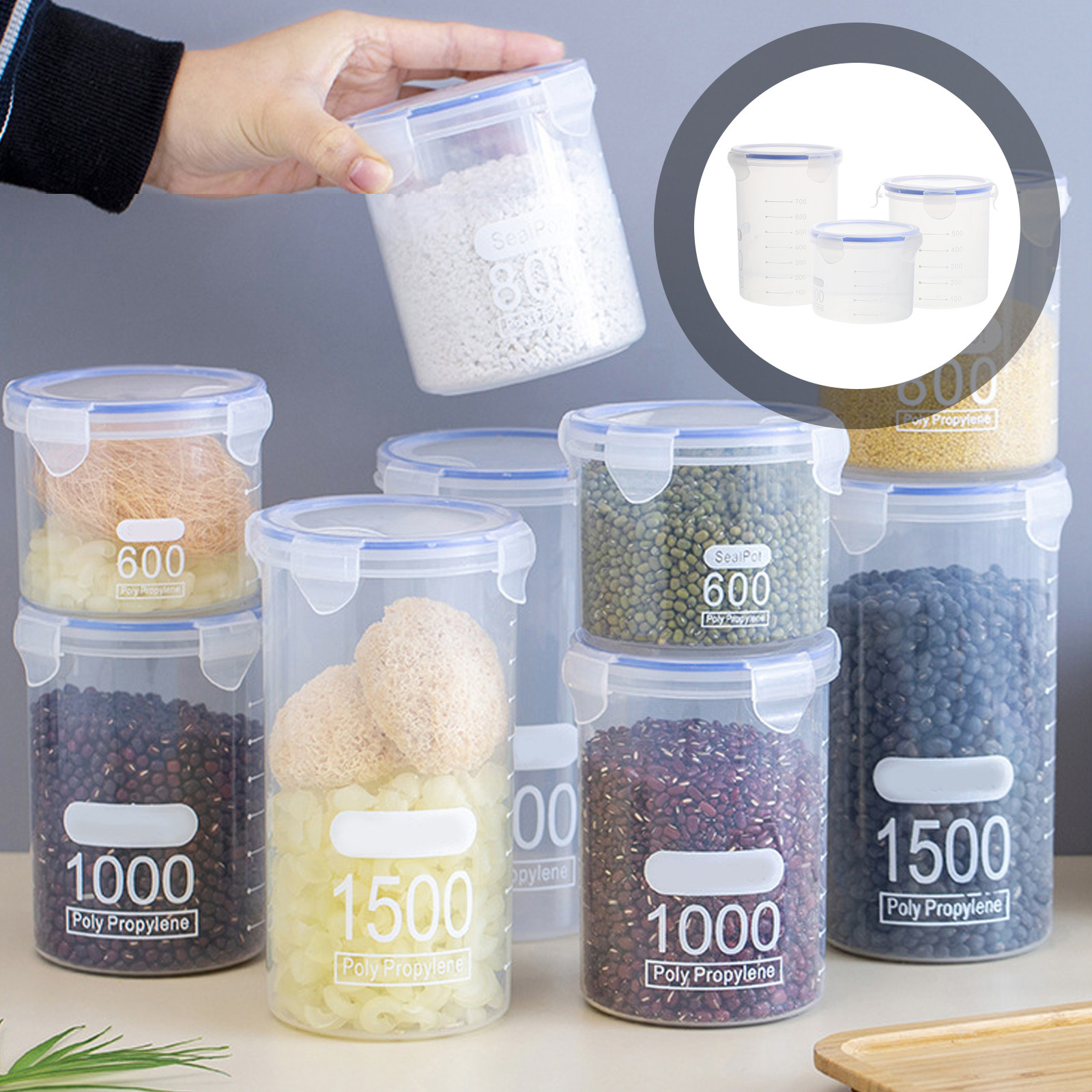 Набор из 6 герметичных контейн – обзор и цена Food Storage Containers