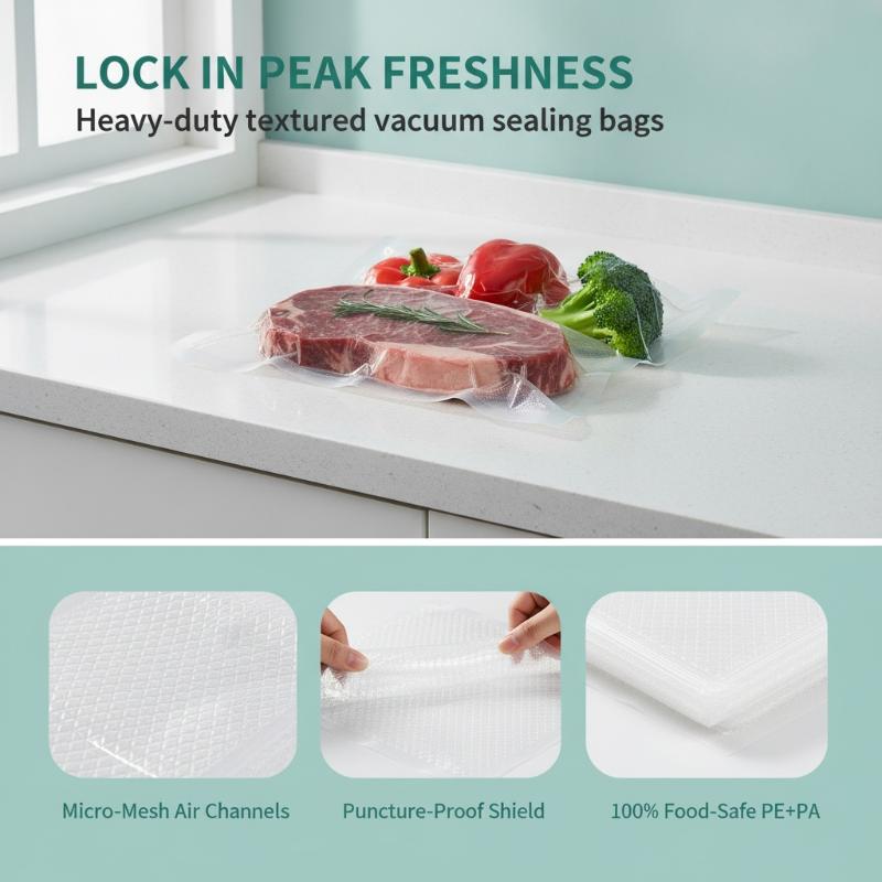 100 шт. многоразовых вакуумных – обзор и цена Food Storage Bag